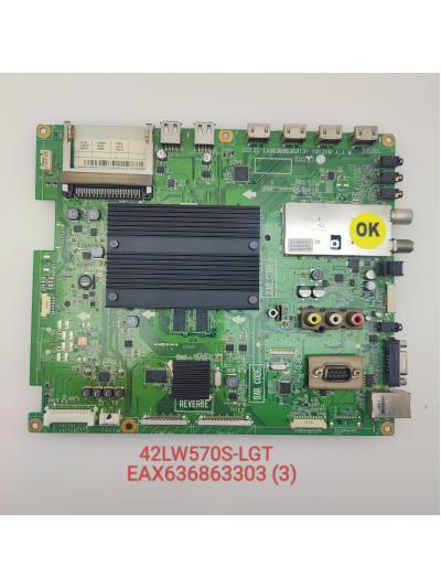LG 42LW570S Anakart EAX63686303 (3) EBT61537505 Main Board