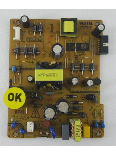 Vestel 40FD7300 Besleme Kartı 17IPS12 28129631 Power Board Vestel 40FD7300 Besleme Kartı 17IPS12 28129631 Power Board