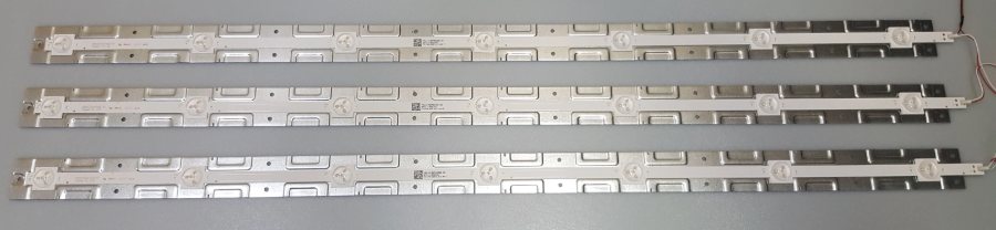 Takım halinde değiştirilen TV LED bar seti, 43 inç panel için LED çubuk takımı Takım halinde değiştirilen TV LED bar seti, 43 inç panel için LED çubuk takımı
